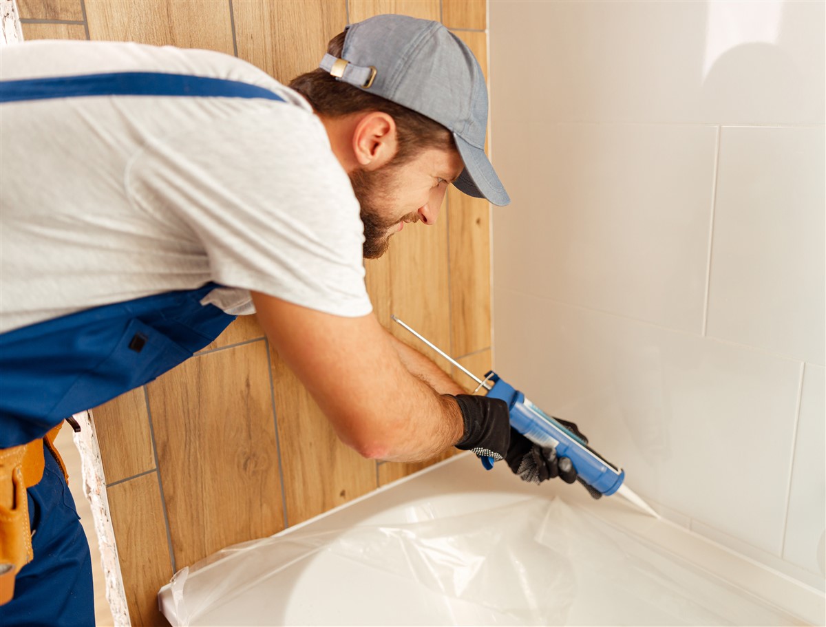 joint de baignoire sans défauts