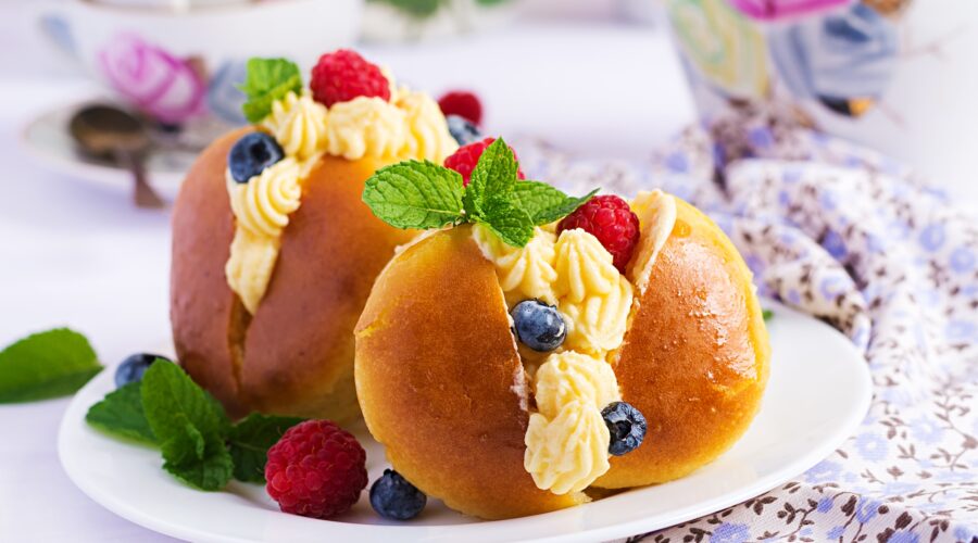Baba au rhum traditionnel