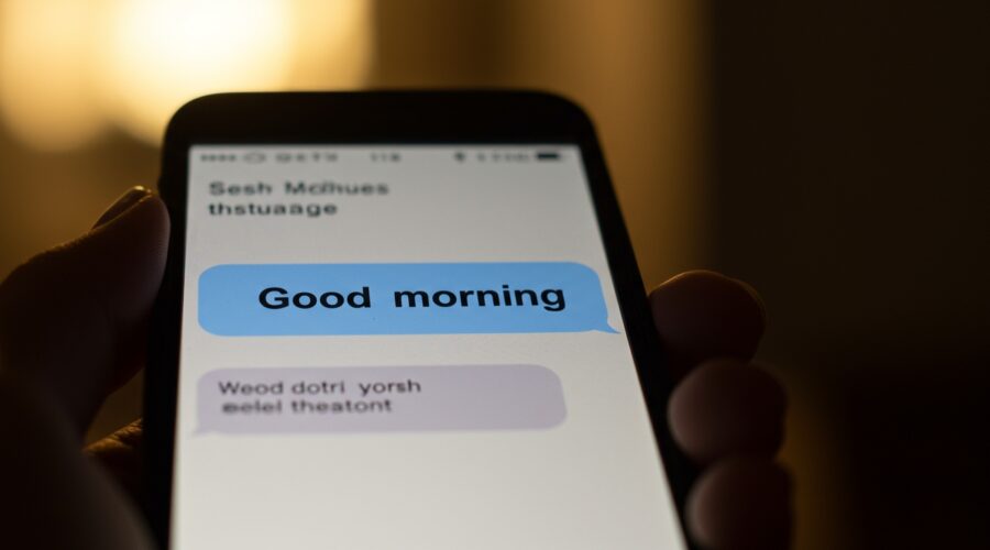 SMS bonjour
