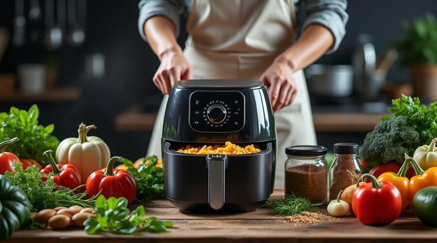 découvrez tout ce que vous devez savoir sur l'air fryer à 2 compartiments grâce à notre guide complet pour les débutants. apprenez à cuisiner des plats savoureux et sains, à maîtriser les différentes fonctionnalités et à optimiser l'utilisation de votre friteuse à air. transformez votre cuisine avec des recettes faciles et délicieuses!