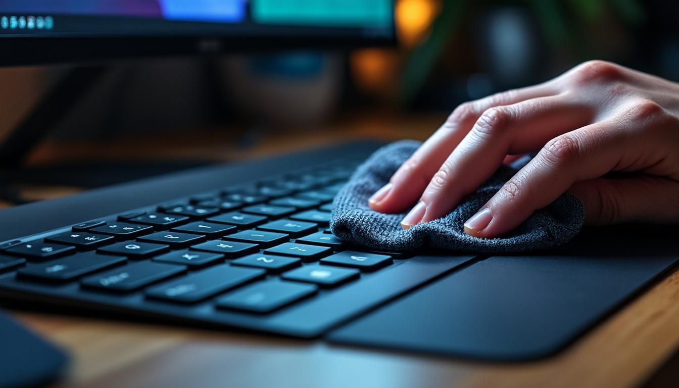 découvrez les meilleures méthodes pour désinfecter votre clavier sans le endommager. suivez nos astuces simples et efficaces pour assurer une propreté optimale sans risquer d'abîmer vos équipements.