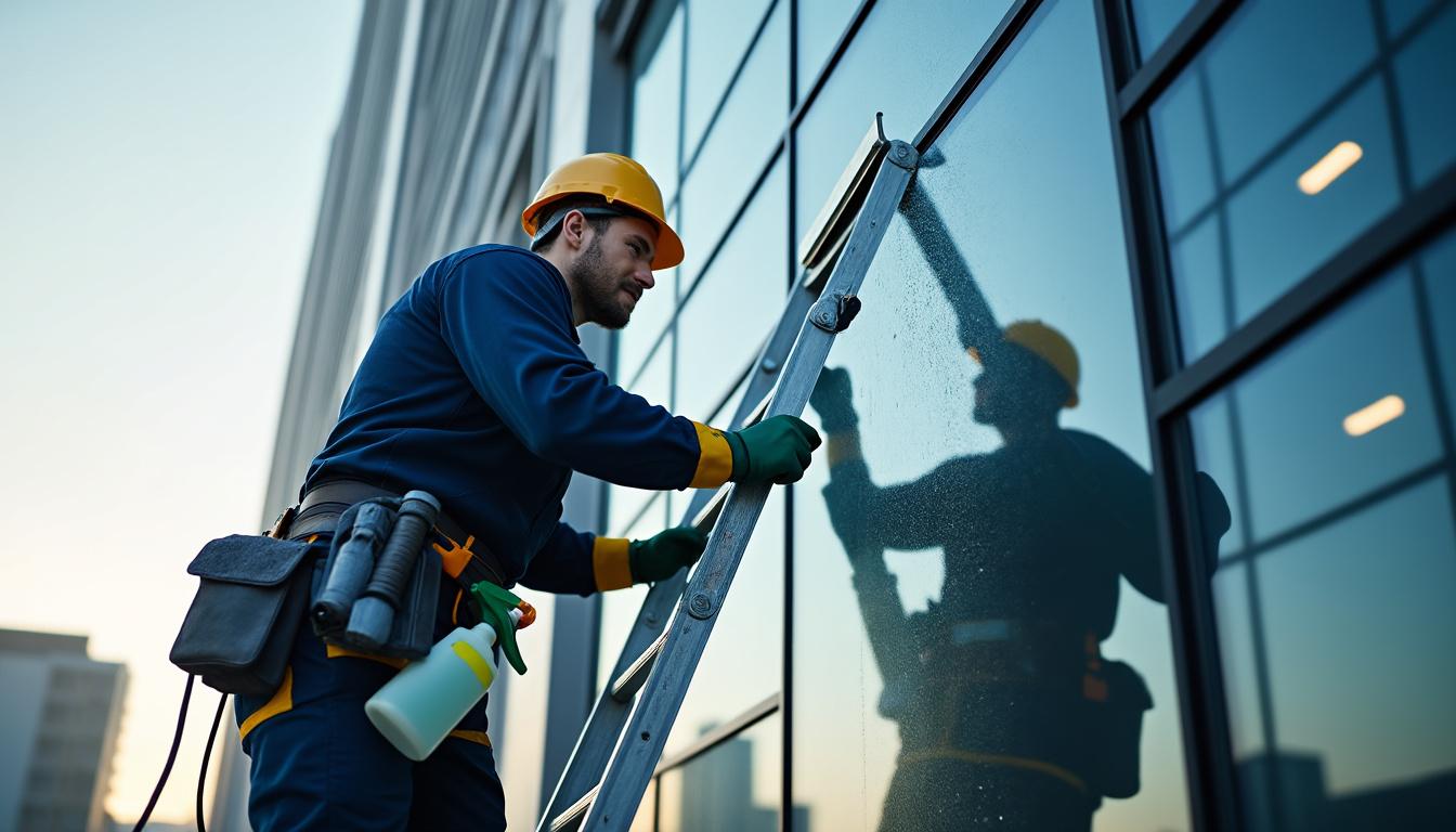 découvrez nos conseils pratiques pour laver vos baies vitrées en hauteur en toute sécurité. apprenez les techniques et les équipements nécessaires pour obtenir des résultats impeccables sans prendre de risques. protégez-vous tout en redonnant éclat et clarté à vos fenêtres.