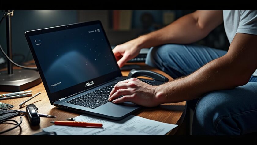 découvrez les causes potentielles de l'écran noir sur votre pc portable asus. cet article explore les problèmes matériels et logiciels pour vous aider à diagnostiquer et résoudre ce désagrément afin de retrouver l'utilisation de votre appareil rapidement.