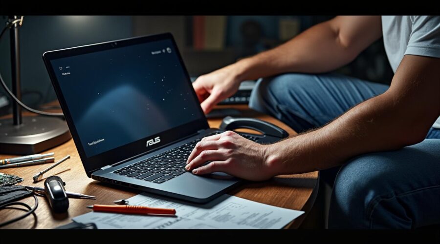 découvrez les causes potentielles de l'écran noir sur votre pc portable asus. cet article explore les problèmes matériels et logiciels pour vous aider à diagnostiquer et résoudre ce désagrément afin de retrouver l'utilisation de votre appareil rapidement.