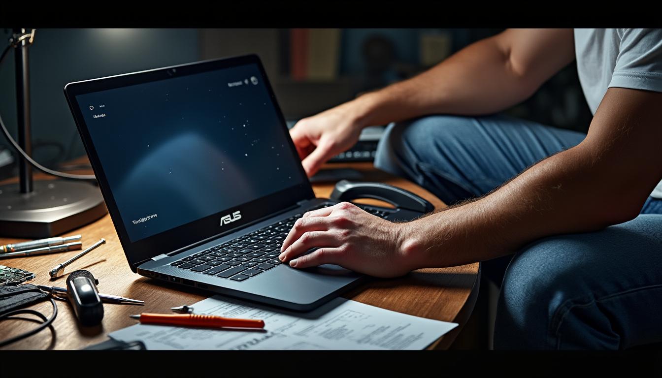 découvrez les causes potentielles de l'écran noir sur votre pc portable asus. cet article explore les problèmes matériels et logiciels pour vous aider à diagnostiquer et résoudre ce désagrément afin de retrouver l'utilisation de votre appareil rapidement.