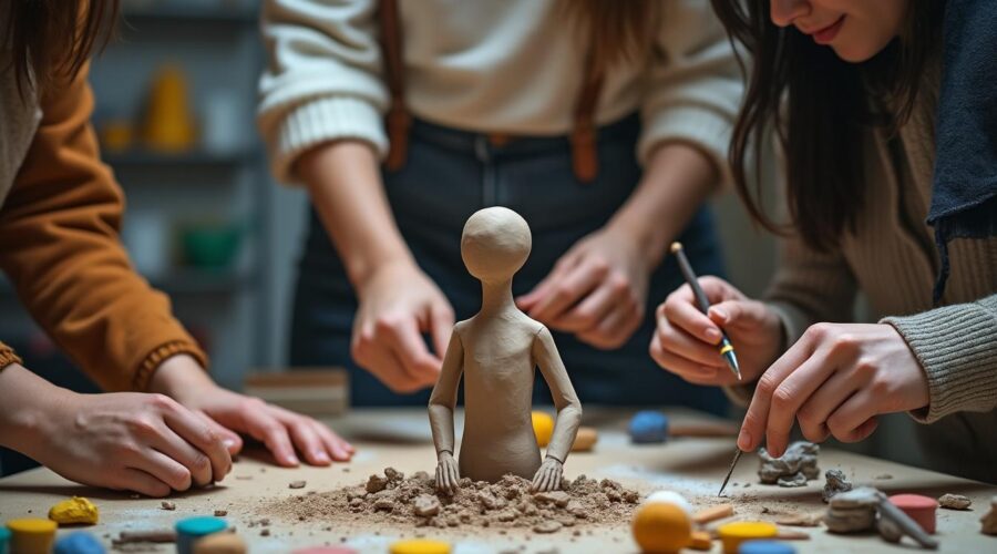 découvrez comment réaliser un bonhomme en pâte à modeler grâce à ce projet artistique ludique, parfait pour partager un moment créatif et amusant en famille. idéal pour stimuler l’imagination des petits et des grands !
