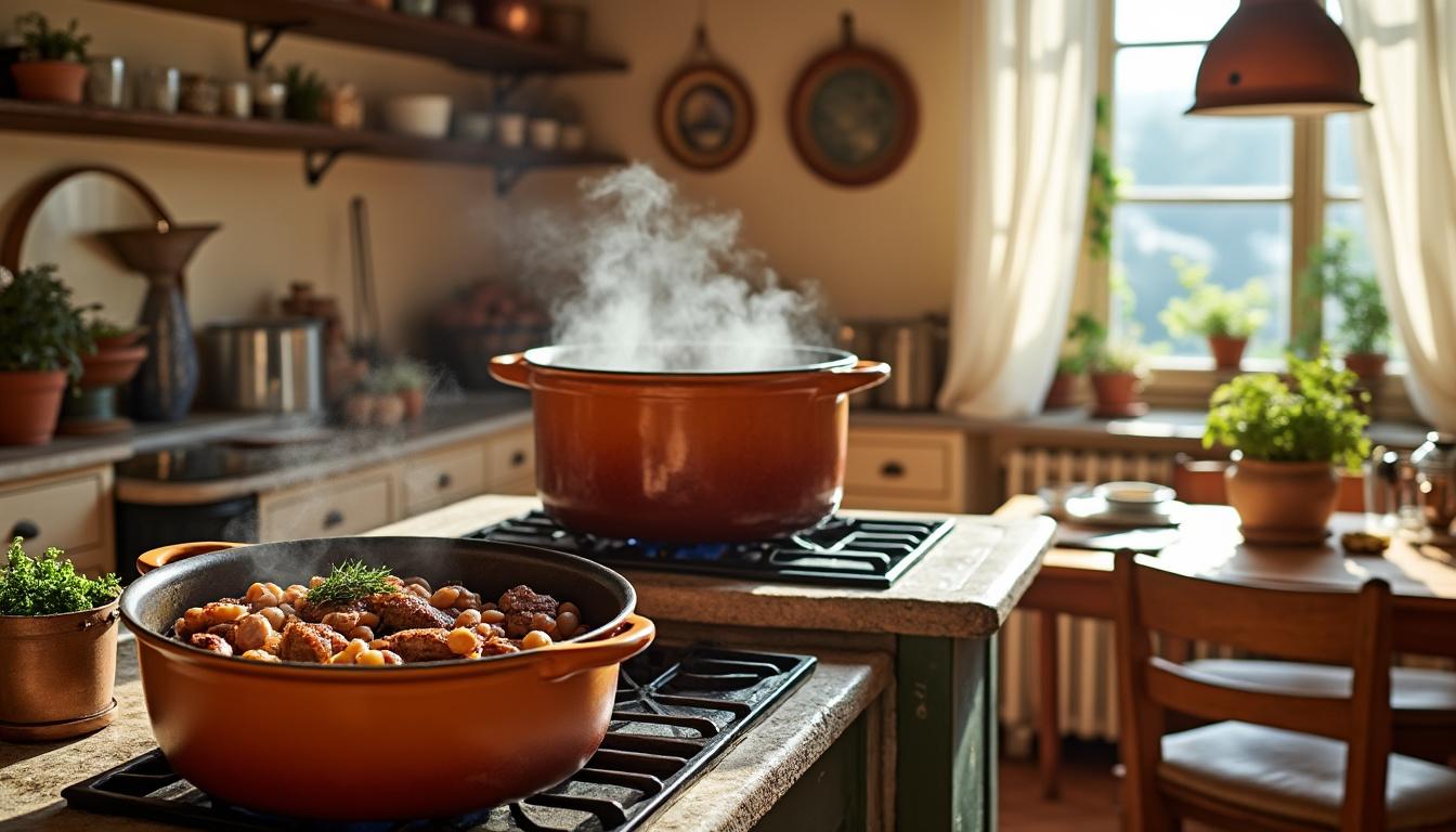 découvrez comment préparer facilement un cassoulet traditionnel à la maison grâce à notre guide complet pour débutants. conseils, astuces et recette étape par étape pour un plat généreux et savoureux !