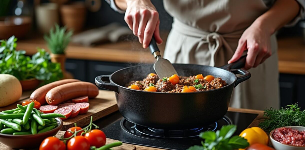 découvrez comment préparer facilement un cassoulet maison, grâce à notre guide étape par étape spécialement conçu pour les novices. astuces, ingrédients et conseils pour réussir ce plat traditionnel du sud-ouest dès votre première tentative !