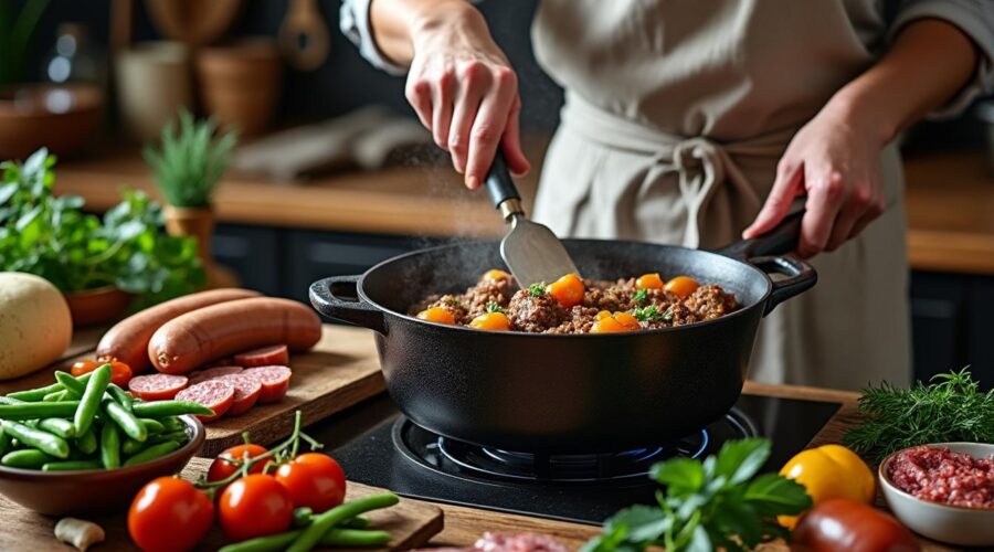 découvrez comment préparer facilement un cassoulet maison, grâce à notre guide étape par étape spécialement conçu pour les novices. astuces, ingrédients et conseils pour réussir ce plat traditionnel du sud-ouest dès votre première tentative !