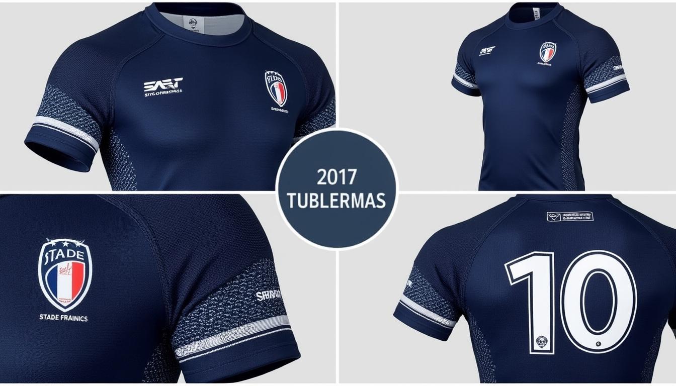 découvrez le nouveau maillot du stade français 2018 : un design audacieux et unique qui reflète l'esprit novateur du club. idéal pour les supporters passionnés de rugby !