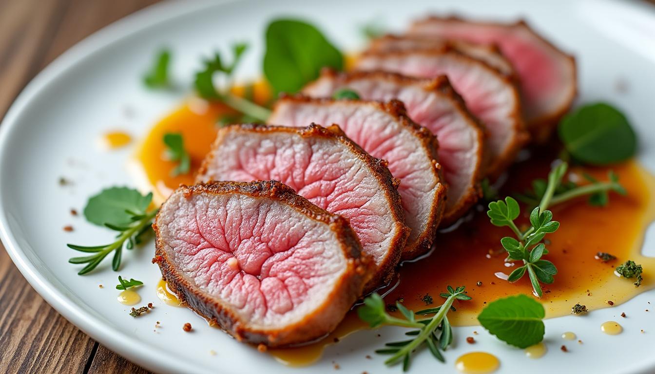 découvrez comment réaliser des aiguillettes de canard délicieuses accompagnées d'une sauce foie gras onctueuse pour des repas inoubliables en famille ou entre amis.