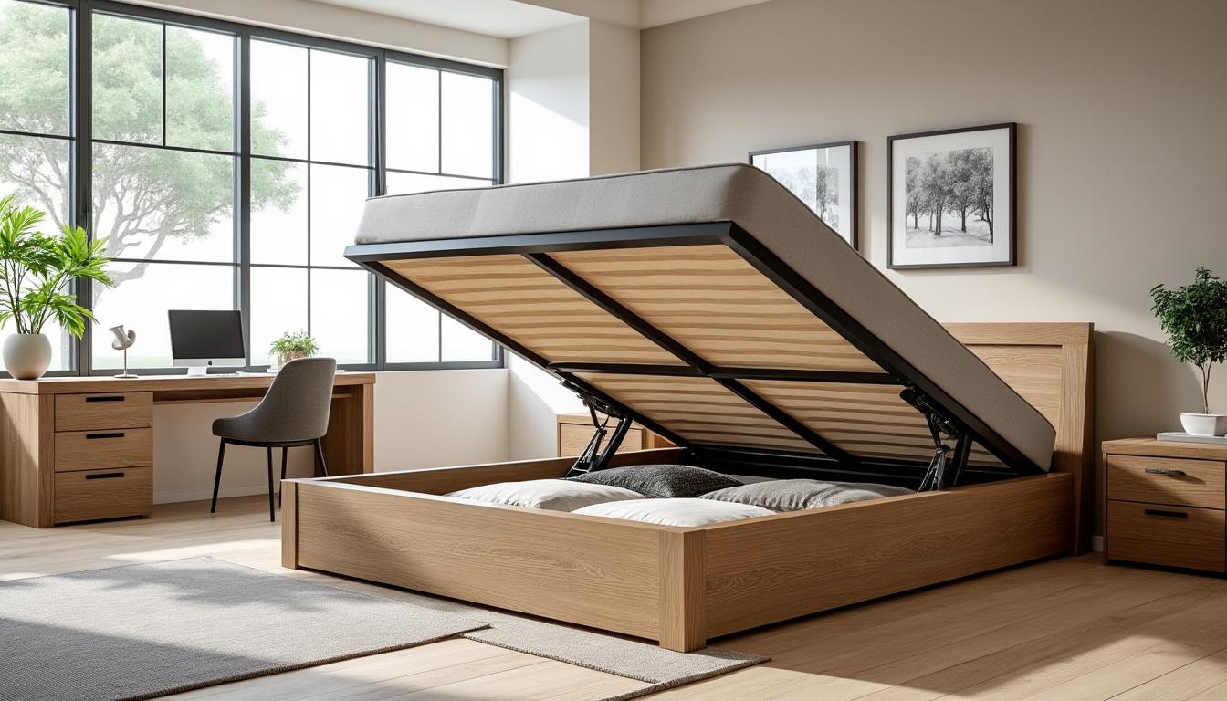 découvrez les avantages d'un lit coffre en bois massif pour optimiser votre espace de rangement tout en ajoutant une touche naturelle et durable à votre chambre.