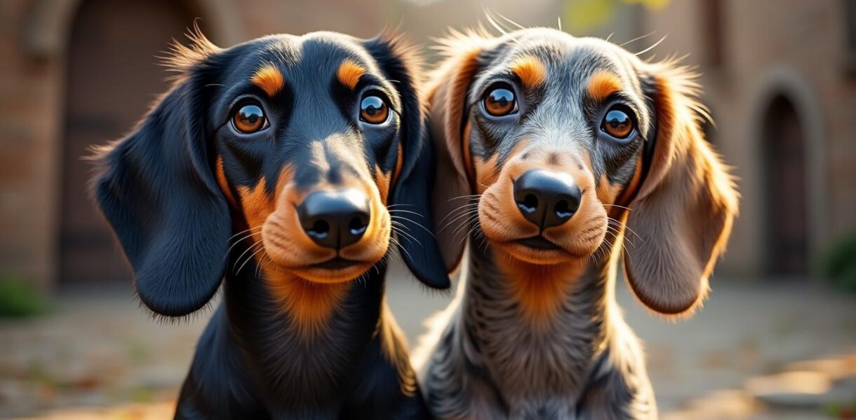 découvrez l'histoire fascinante des teckels arlequin à poil dur, un héritage captivant qui révèle l'évolution et les particularités de cette race unique.