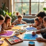 découvrez comment le diamond painting peut devenir une activité familiale ludique et créative, idéale pour partager un moment complice avec vos enfants tout en développant leur concentration et leur patience.