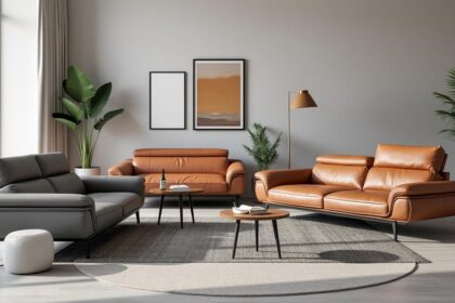 découvrez notre sélection de canapés convertibles cuir 2 places aux styles variés, parfaits pour s'adapter à toutes les décorations et optimiser votre espace avec élégance.