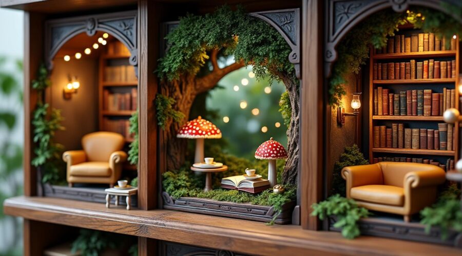 découvrez les tendances actuelles incontournables en matière de maquettes book nook pour donner vie à vos créations miniatures avec style et originalité.