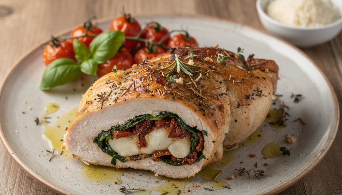 découvrez pourquoi le poulet farci à l'italienne est le plat parfait pour rassembler toute la famille autour d'un repas savoureux, convivial et plein de traditions.