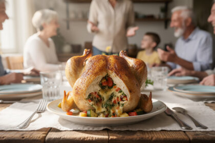 découvrez pourquoi le poulet farci à l'italienne est le plat parfait pour réunir toute la famille autour d'un repas savoureux, convivial et facile à préparer.