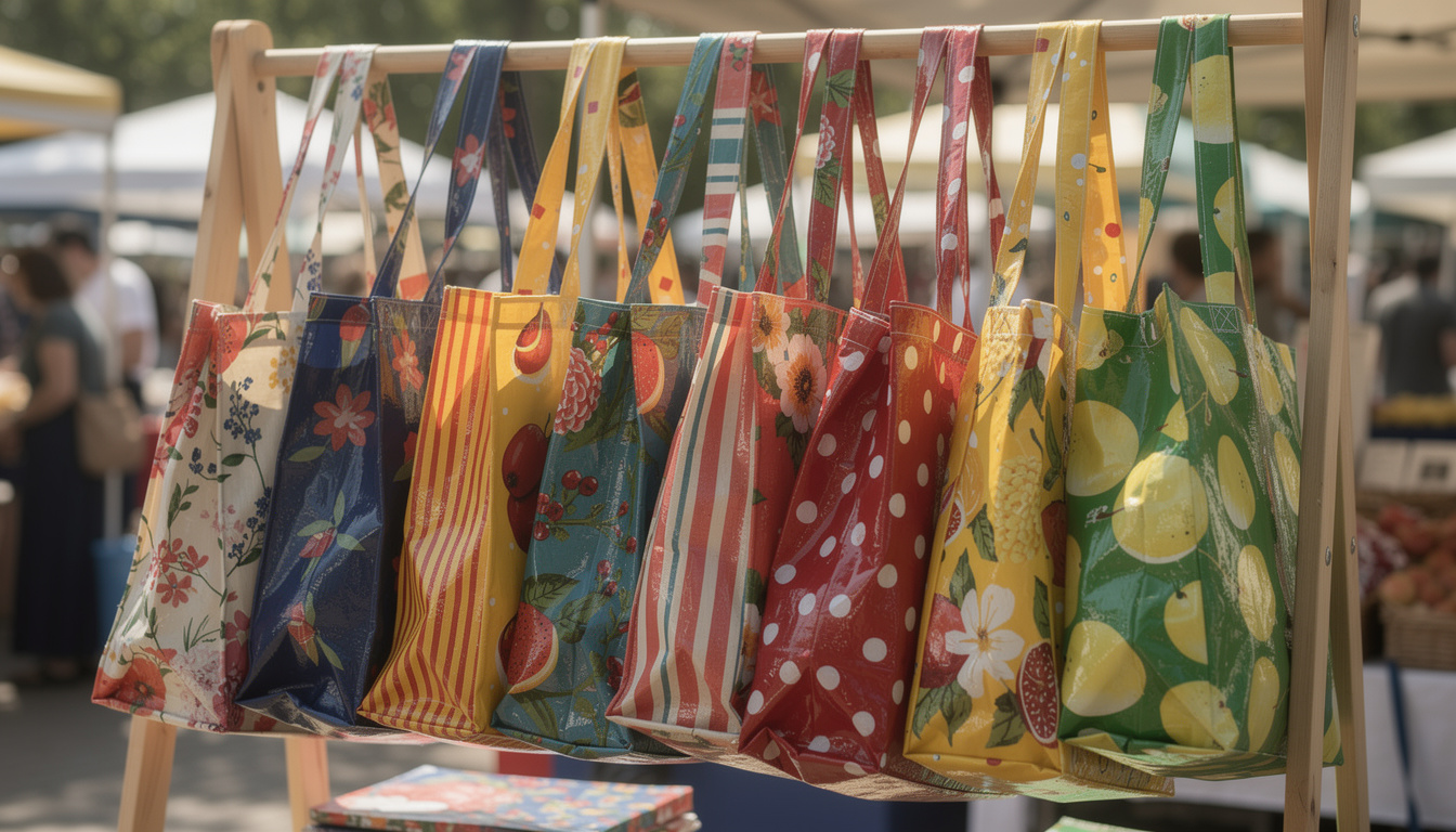 découvrez notre cabas en toile cirée colorée, un cadeau idéal pour toutes les occasions alliant style, praticité et originalité.