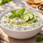 découvrez la recette authentique du tzatziki maison sur tonbonbon.fr et savourez un délicieux goût d'été frais et léger.