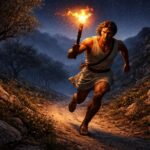 découvrez la lampadédromie, une course de la lumière emblématique de la mythologie grecque, symbolisant rapidité et transmission sacrée dans les antiques rituels.