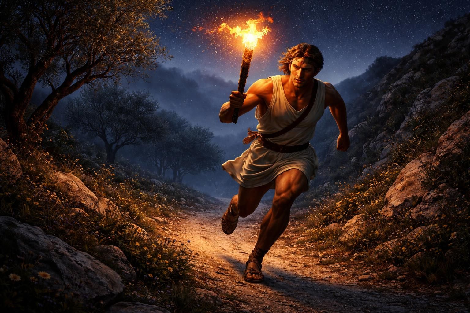 découvrez la lampadédromie, une course de la lumière emblématique de la mythologie grecque, symbolisant rapidité et transmission sacrée dans les antiques rituels.
