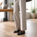 découvrez quelles chaussures choisir pour accompagner un pantalon large au bureau, alliant confort et élégance pour un look professionnel réussi.