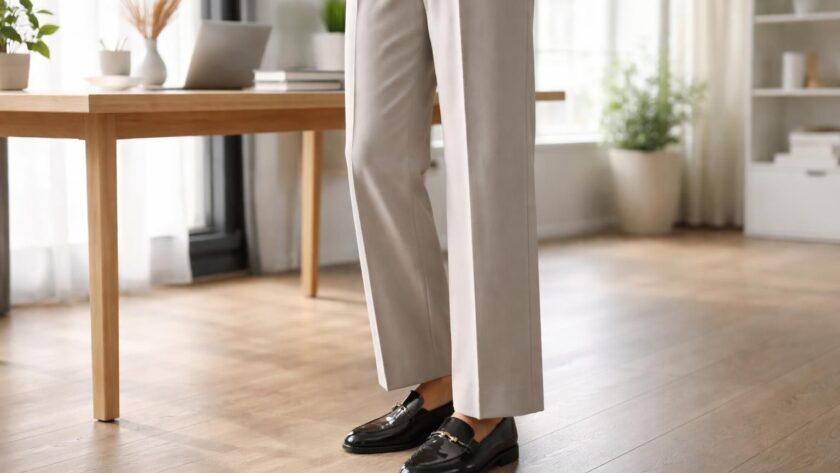 découvrez quelles chaussures choisir pour accompagner un pantalon large au bureau, alliant confort et élégance pour un look professionnel réussi.