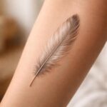 découvrez la signification profonde de la plume en tatouage, un choix populaire parmi les amateurs d'art corporel pour son symbolisme de liberté, légèreté et spiritualité.
