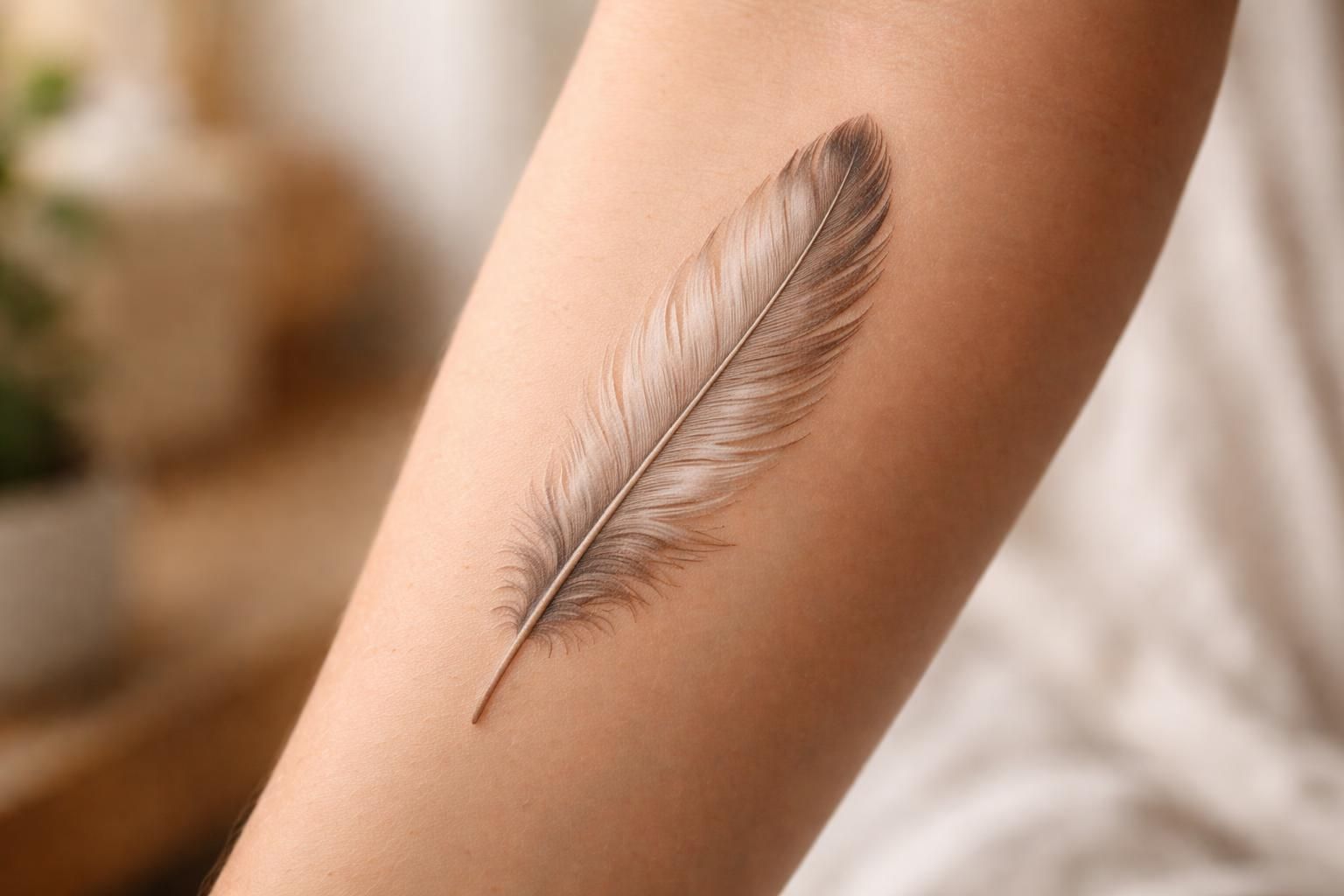 découvrez la signification profonde de la plume en tatouage, un choix populaire parmi les amateurs d'art corporel pour son symbolisme de liberté, légèreté et spiritualité.