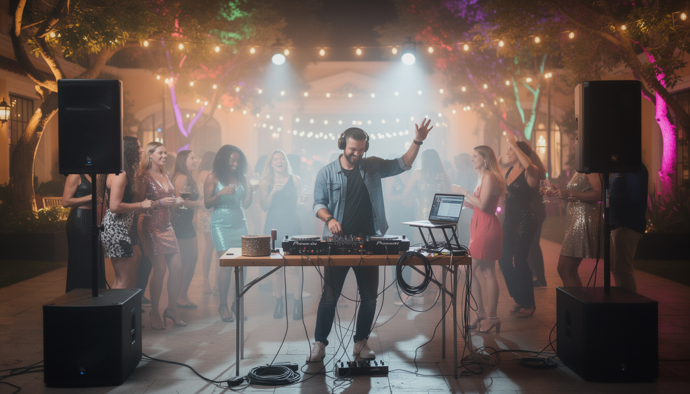 créez une atmosphère unique et festive lors de vos soirées grâce à une ambiance sonore personnalisée, parfaitement adaptée à vos envies et à vos invités.