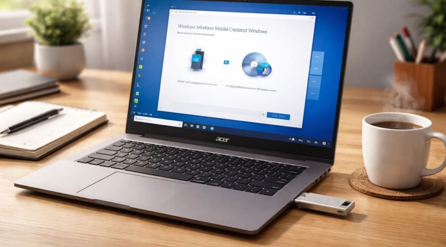 découvrez comment créer facilement une clé usb de réinstallation propre pour votre ordinateur acer afin de restaurer le système rapidement et efficacement.