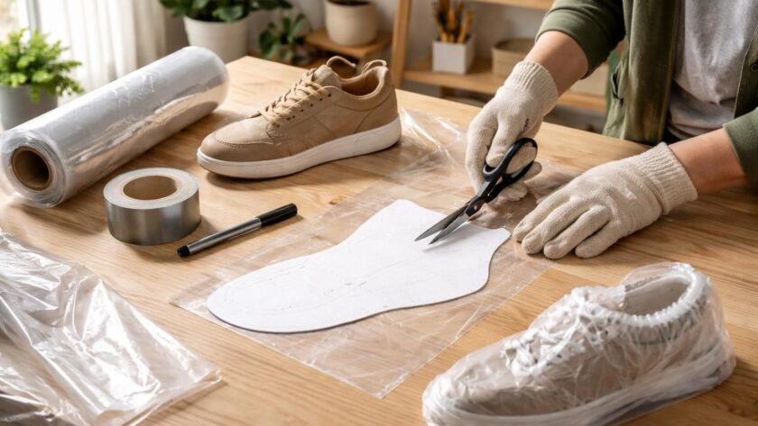 apprenez à fabriquer facilement des sur-chaussures de protection à la maison avec notre guide étape par étape, pour protéger vos chaussures en toute occasion.