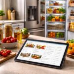 découvrez comment la tablette samsung galaxy simplifie l'organisation des repas, transformant votre liste de courses en un planning efficace pour votre frigo.