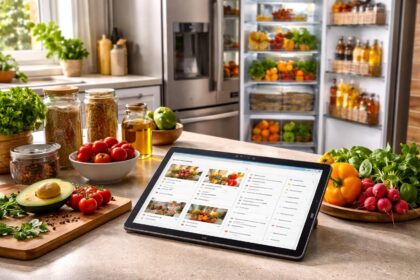 découvrez comment la tablette samsung galaxy simplifie l'organisation des repas, transformant votre liste de courses en un planning efficace pour votre frigo.
