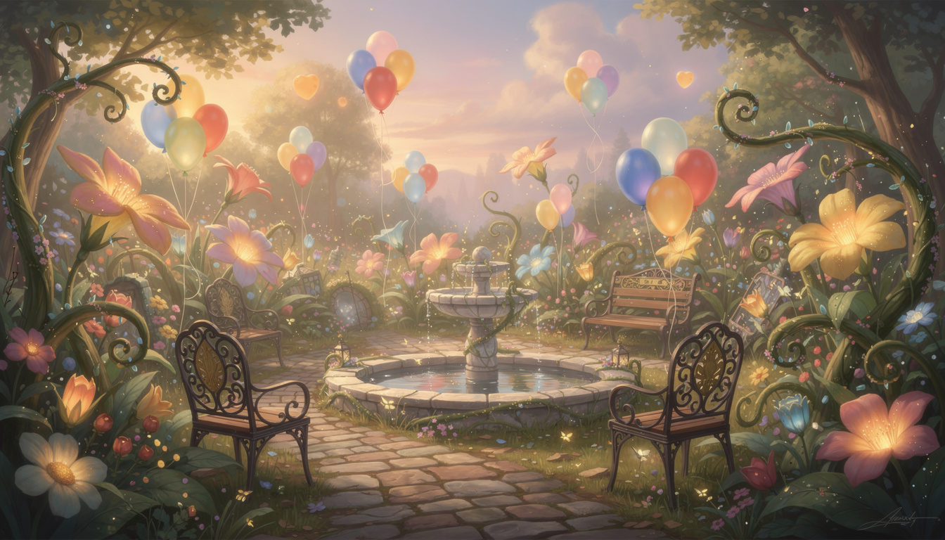 plongez dans un jardin enchanté et créez une ambiance féerique grâce à nos ballons gonflés à l’hélium, parfaits pour émerveiller vos événements et célébrations.