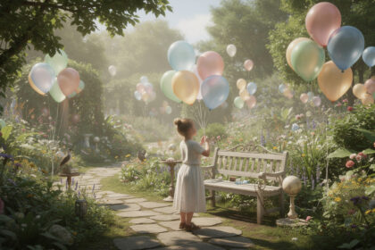 découvrez comment créer une ambiance féerique dans votre jardin enchanté grâce à des ballons gonflés à l’hélium, pour une décoration magique et inoubliable.