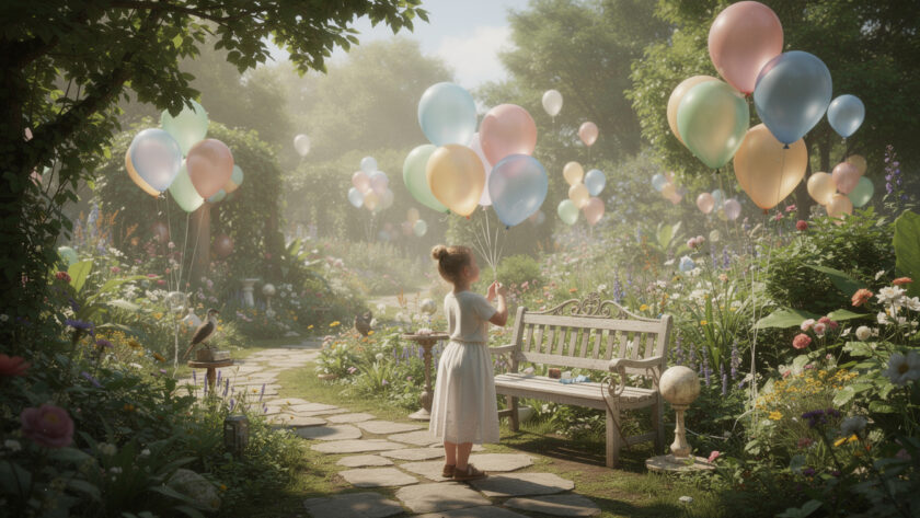découvrez comment créer une ambiance féerique dans votre jardin enchanté grâce à des ballons gonflés à l’hélium, pour une décoration magique et inoubliable.