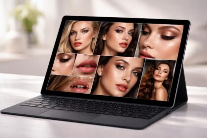 découvrez comment le portfolio beauté prend une nouvelle dimension grâce à une présentation innovante sur tablette windows, alliant élégance et technologie.