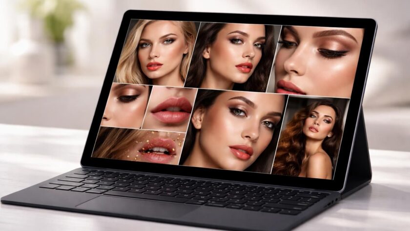 découvrez comment le portfolio beauté prend une nouvelle dimension grâce à une présentation innovante sur tablette windows, alliant élégance et technologie.