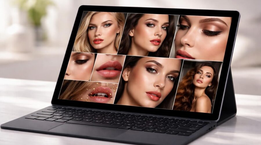 découvrez comment le portfolio beauté prend une nouvelle dimension grâce à une présentation innovante sur tablette windows, alliant élégance et technologie.
