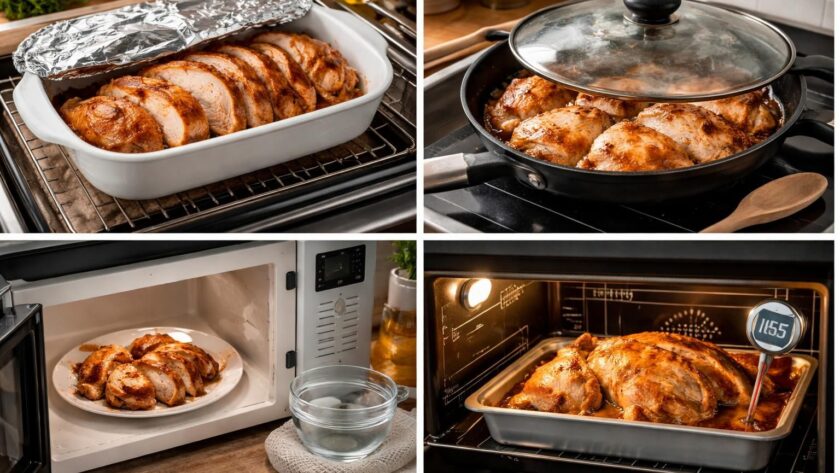 découvrez les meilleures techniques pour réchauffer votre poulet rôti tout en conservant son moelleux et en évitant qu'il ne sèche. astuces simples et efficaces pour un poulet parfait à chaque fois.