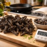 découvrez comment optimiser le temps de cuisson des trompettes de mort pour sublimer vos recettes avec saveur et texture parfaites.