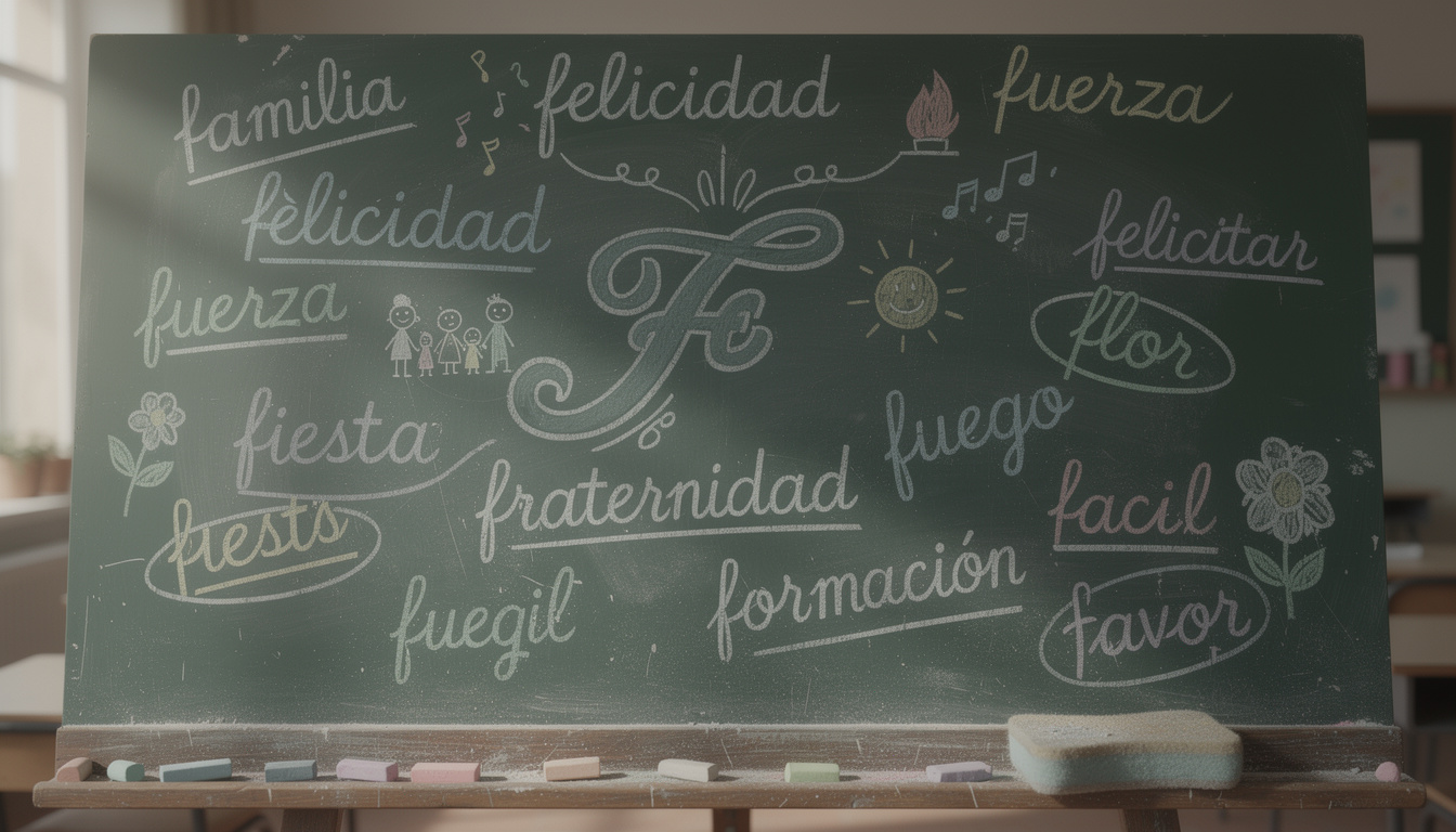 découvrez pourquoi la liste des mots en espagnol commençant par la lettre f est essentielle pour enrichir votre vocabulaire et améliorer votre maîtrise de la langue espagnole.