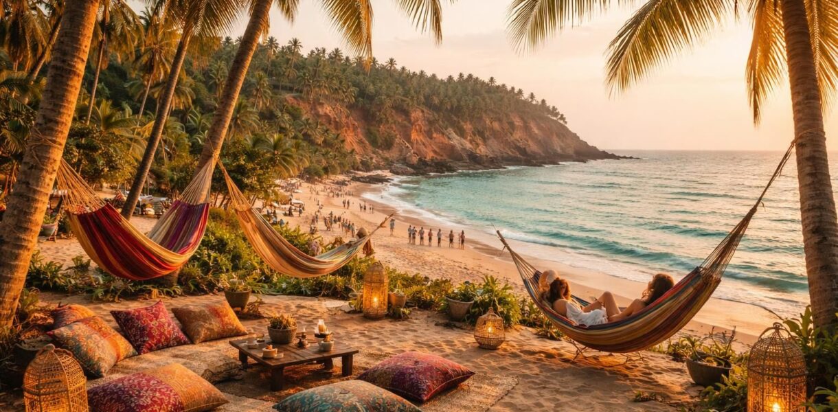 découvrez varkala, une escapade relaxante au charme bohème sur les plages paradisiaques du kerala. profitez du soleil, de la mer et d'une ambiance unique pour un séjour ressourçant.