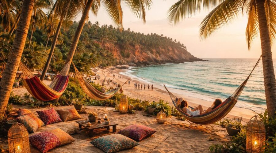 découvrez varkala, une escapade relaxante au charme bohème sur les plages paradisiaques du kerala. profitez du soleil, de la mer et d'une ambiance unique pour un séjour ressourçant.