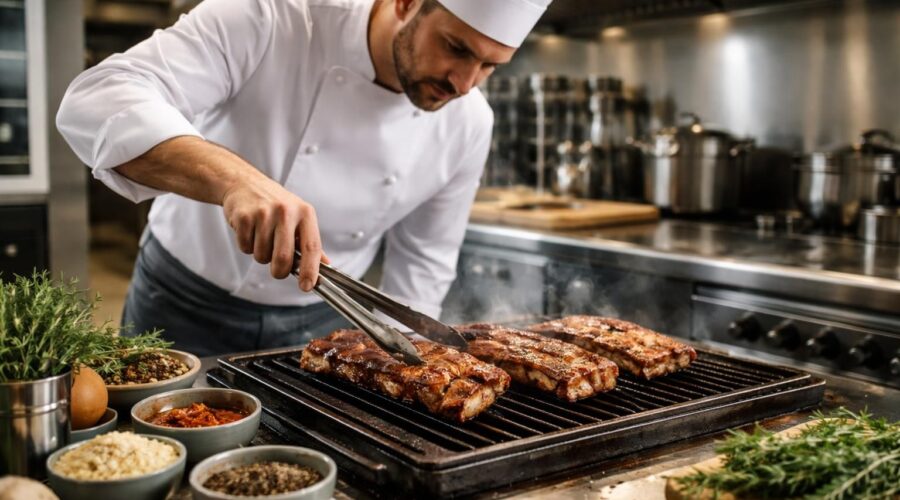 découvrez nos astuces de chef pour cuire des travers de porc parfaitement tendres et savoureux à chaque fois.