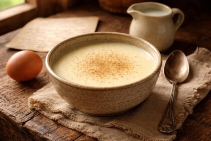 savourez la recette traditionnelle de l'œuf au lait de grand-mère, une douceur intemporelle facile à préparer pour toute la famille.