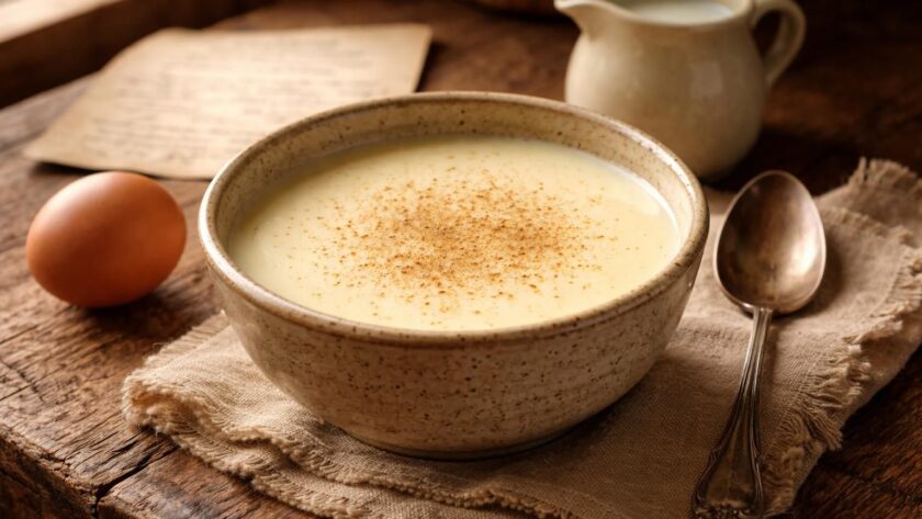 savourez la recette traditionnelle de l'œuf au lait de grand-mère, une douceur intemporelle facile à préparer pour toute la famille.