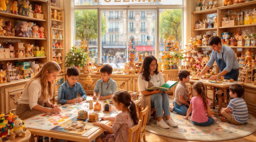 découvrez l'éveil et les ateliers culturels au pullman, votre magasin de jouets à paris, pour des moments ludiques et éducatifs en famille.